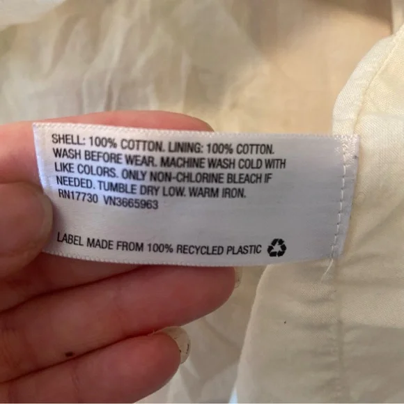 ☀️5/25☀️ Cat & Jack Rainbow Stripe Dress w Flutter Ruffle Sleeve,Cotton,XL 14/16 - Picture 6 of 6